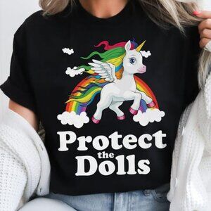 Protect the Dolls T-Shirt | Trans Rights Pride Graphic